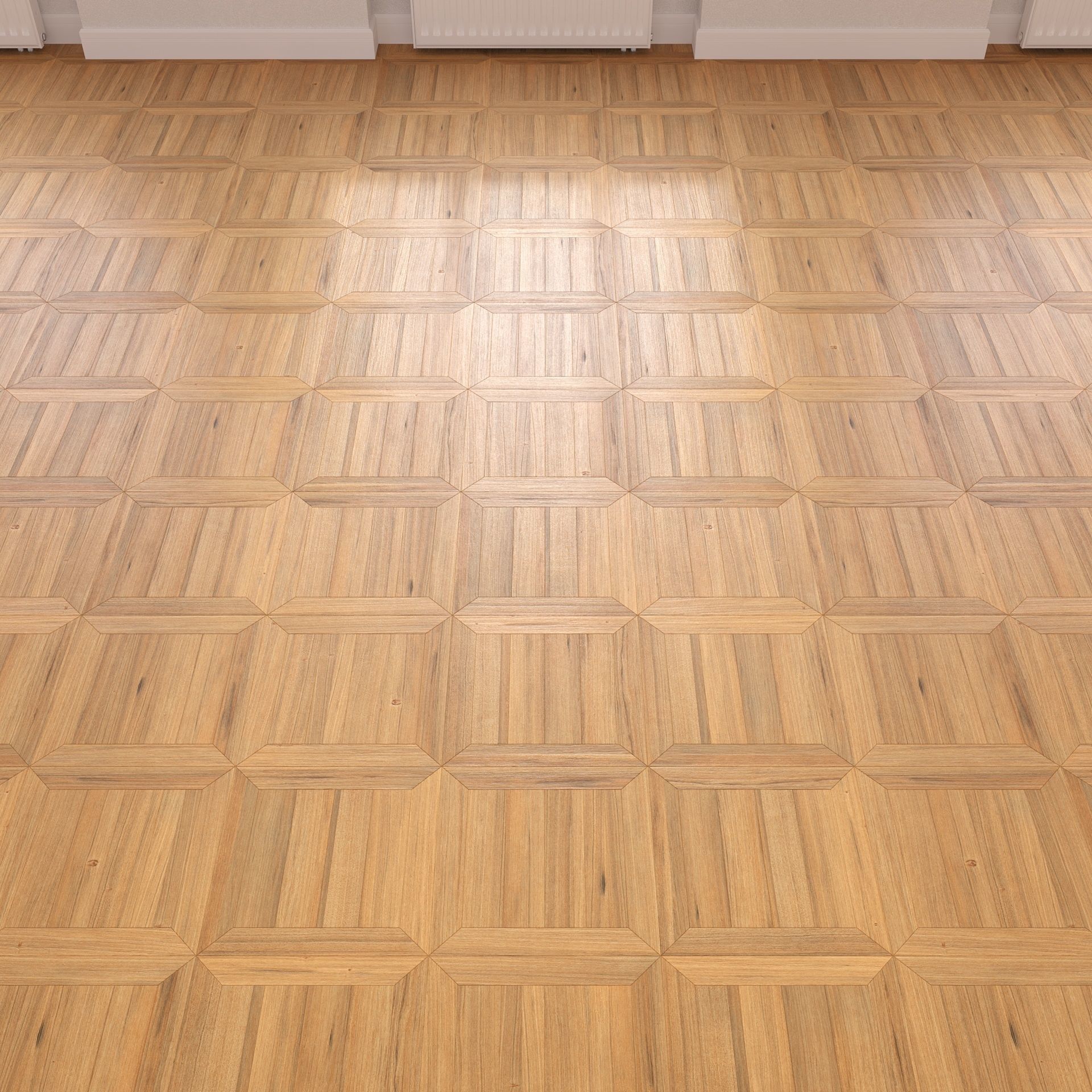 Parquet - Laminate - Wooden floor 2 in 1 Low-poly 3D model_3