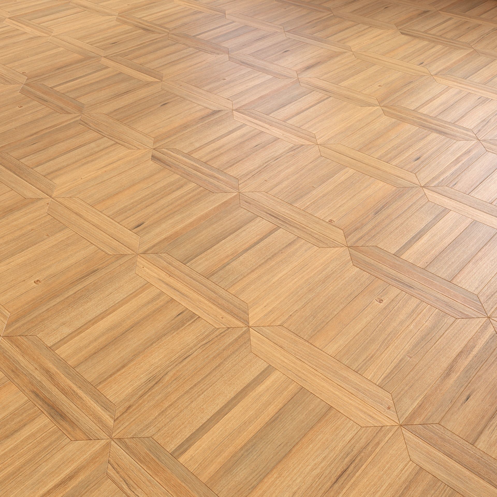 Parquet - Laminate - Wooden floor 2 in 1 Low-poly 3D model_1