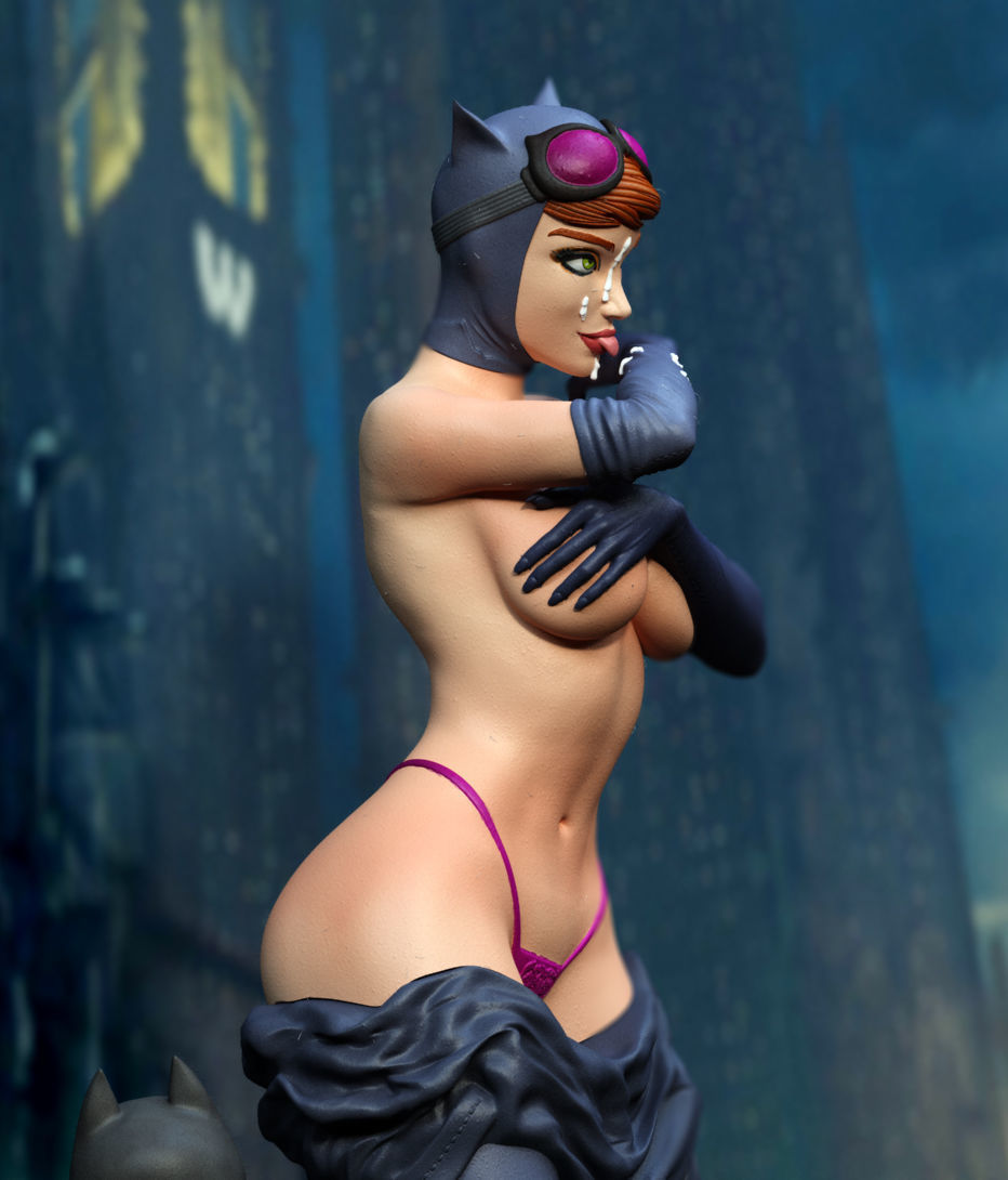 womancat woman in bikini 3D print model_4