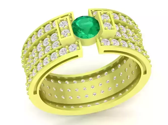 korea diamond band ring for men 3938