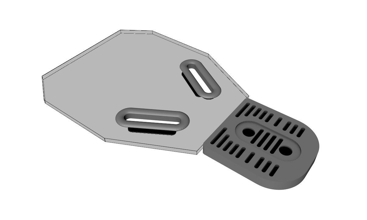 Dredd 2012 vest pull tab 3D print model_1