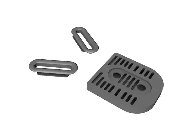 Dredd 2012 vest pull tab 3D print model