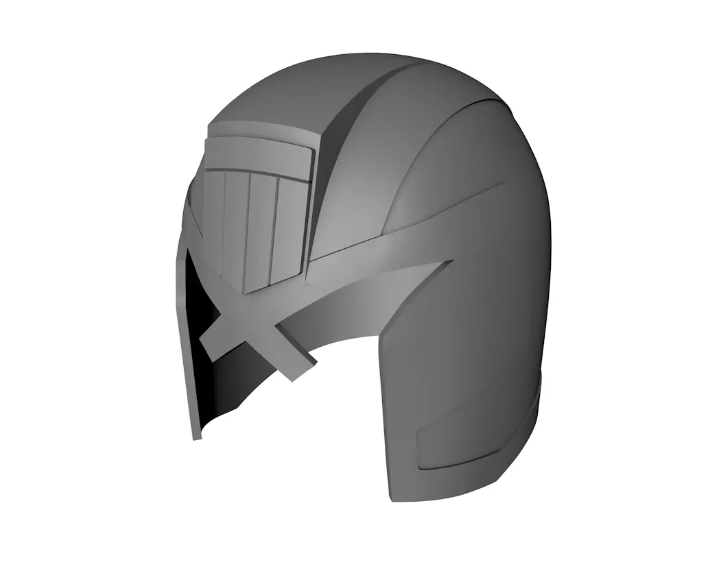 Dredd 2012 helmet 3D print model_0