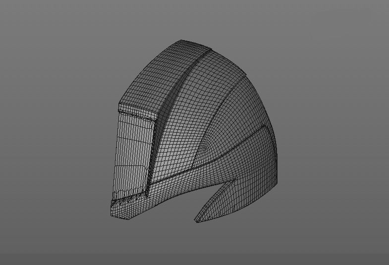 Dredd 2012 helmet 3D print model_3