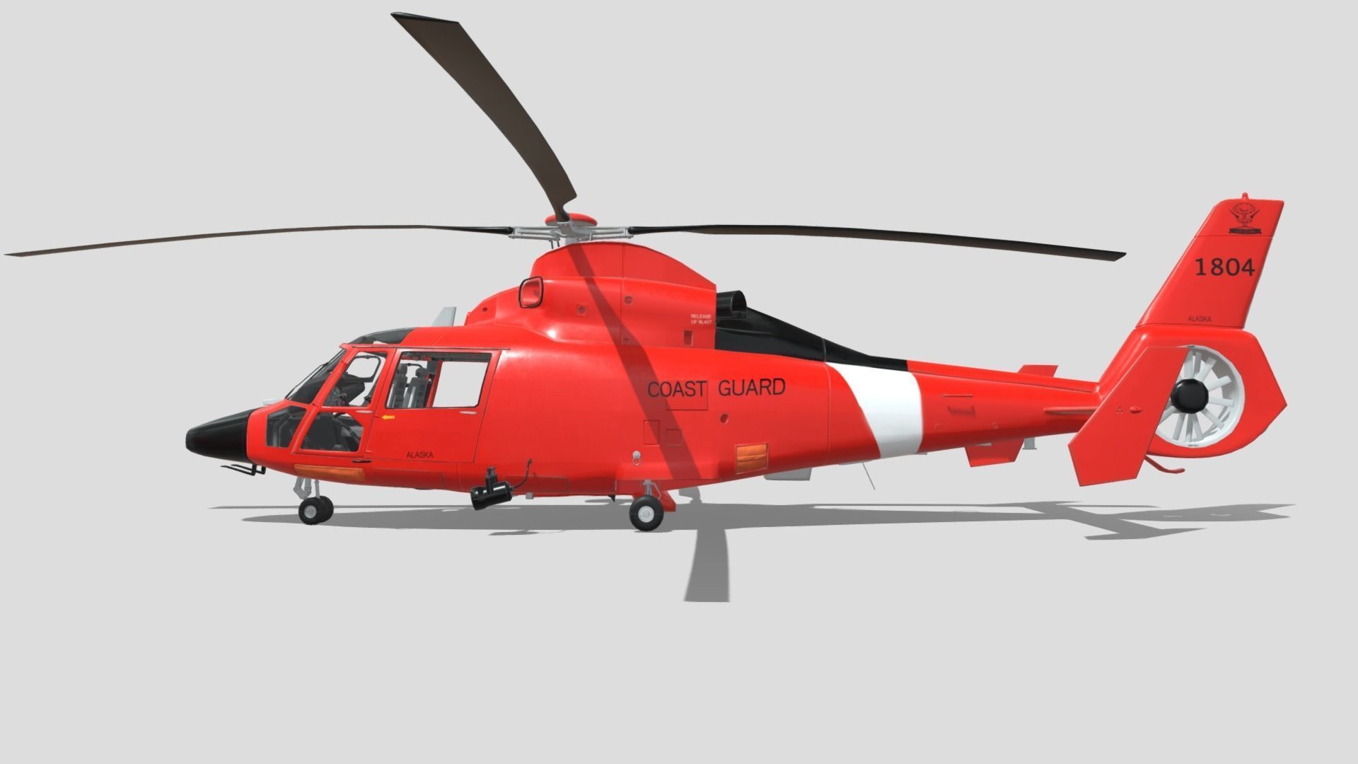 MH-65 Dolphin 3D model_3