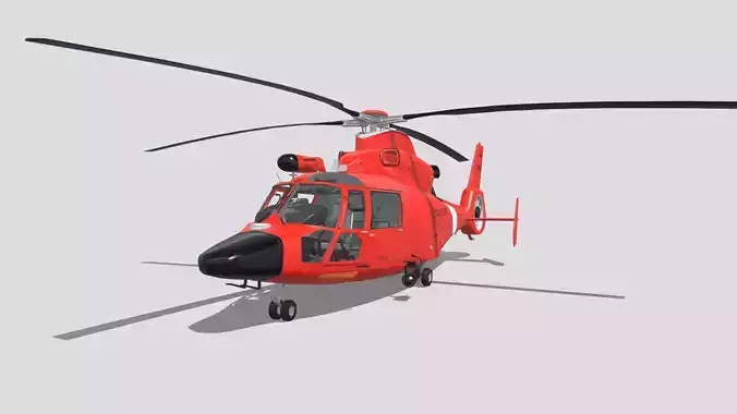 MH-65 Dolphin 3D model