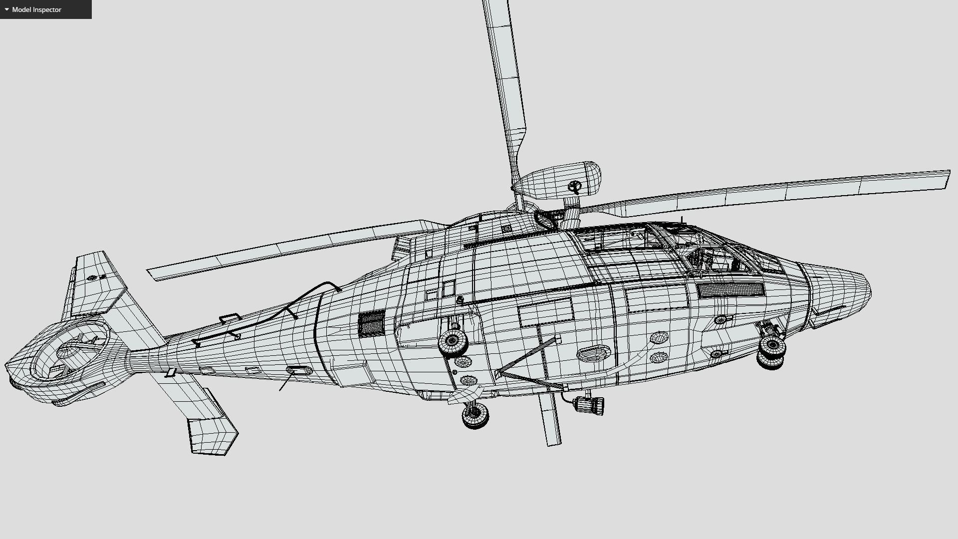 MH-65 Dolphin 3D model_1