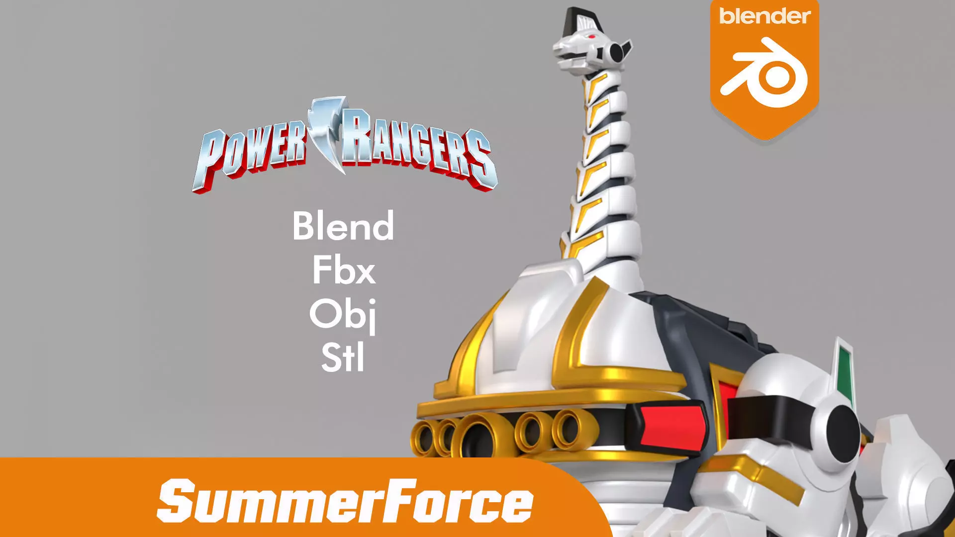 Titanus - Power Ranger 3D model_0