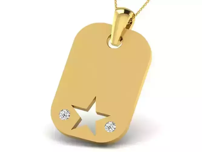 Women Pendant 3dm STL OBJ FBX Render Details