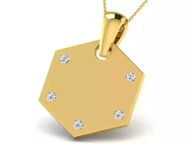 Women Pendant 3dm STL OBJ FBX Render Details