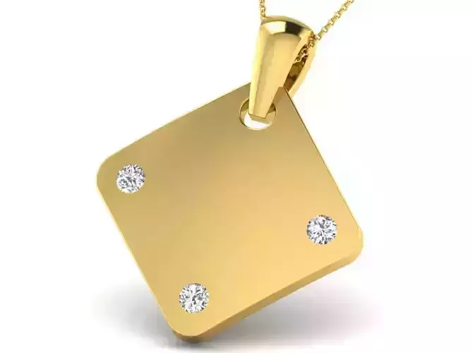 Women Pendant 3dm STL OBJ FBX Render Details