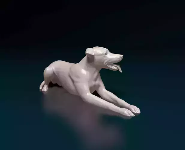 Greyhound dog 3D print model