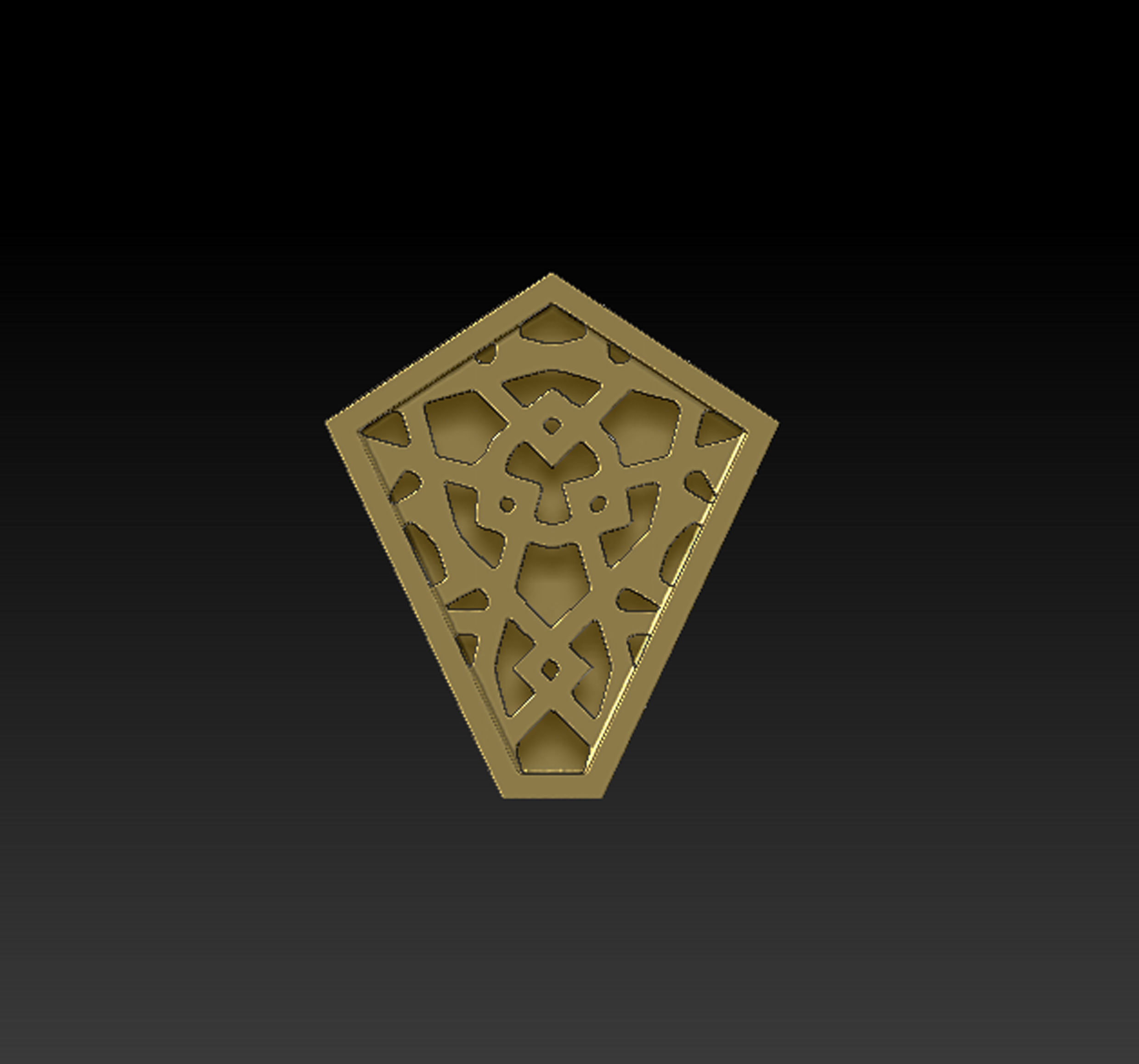 Snake Moon Necklace  3D print model_40