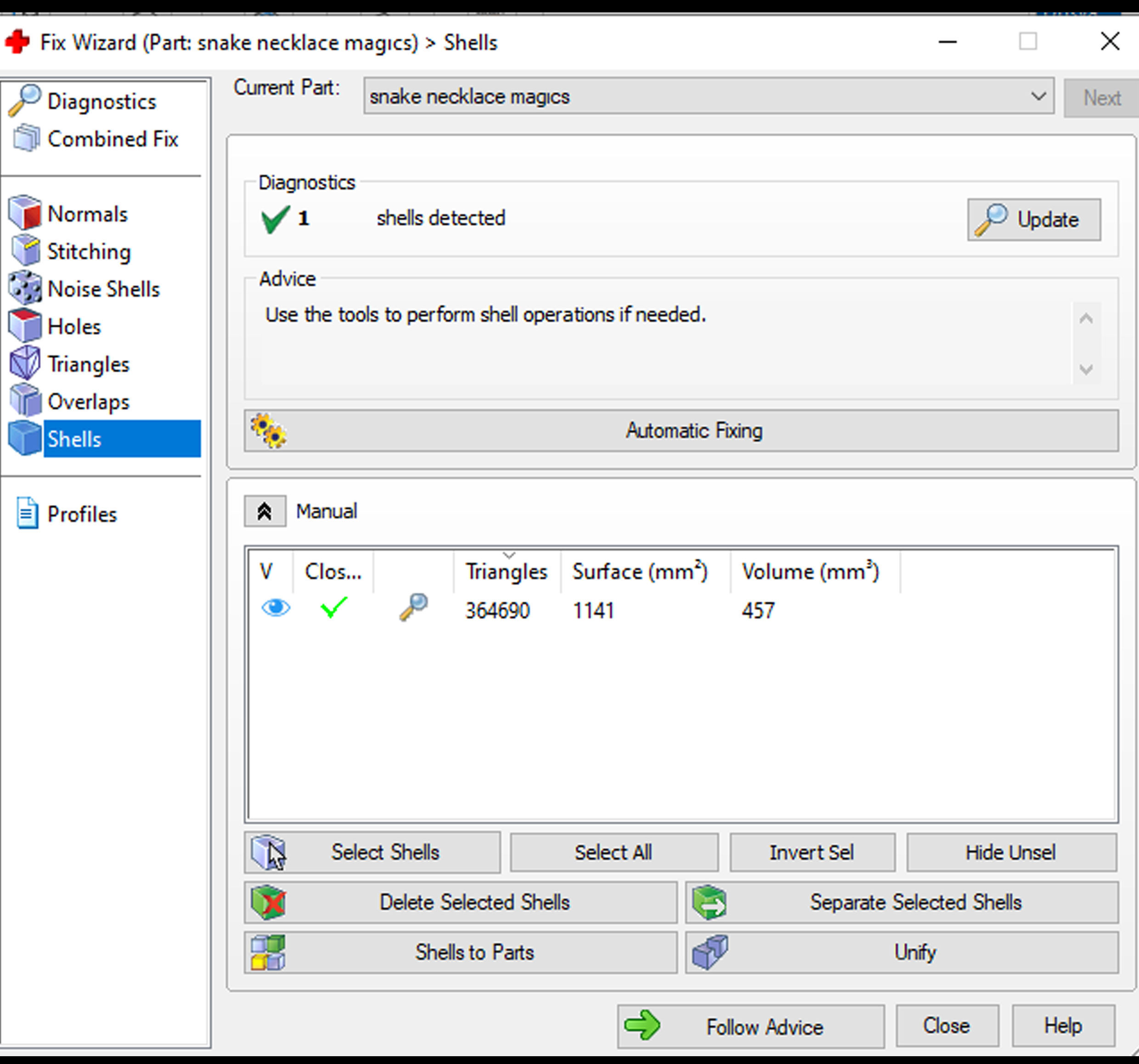 Snake Moon Necklace  3D print model_46