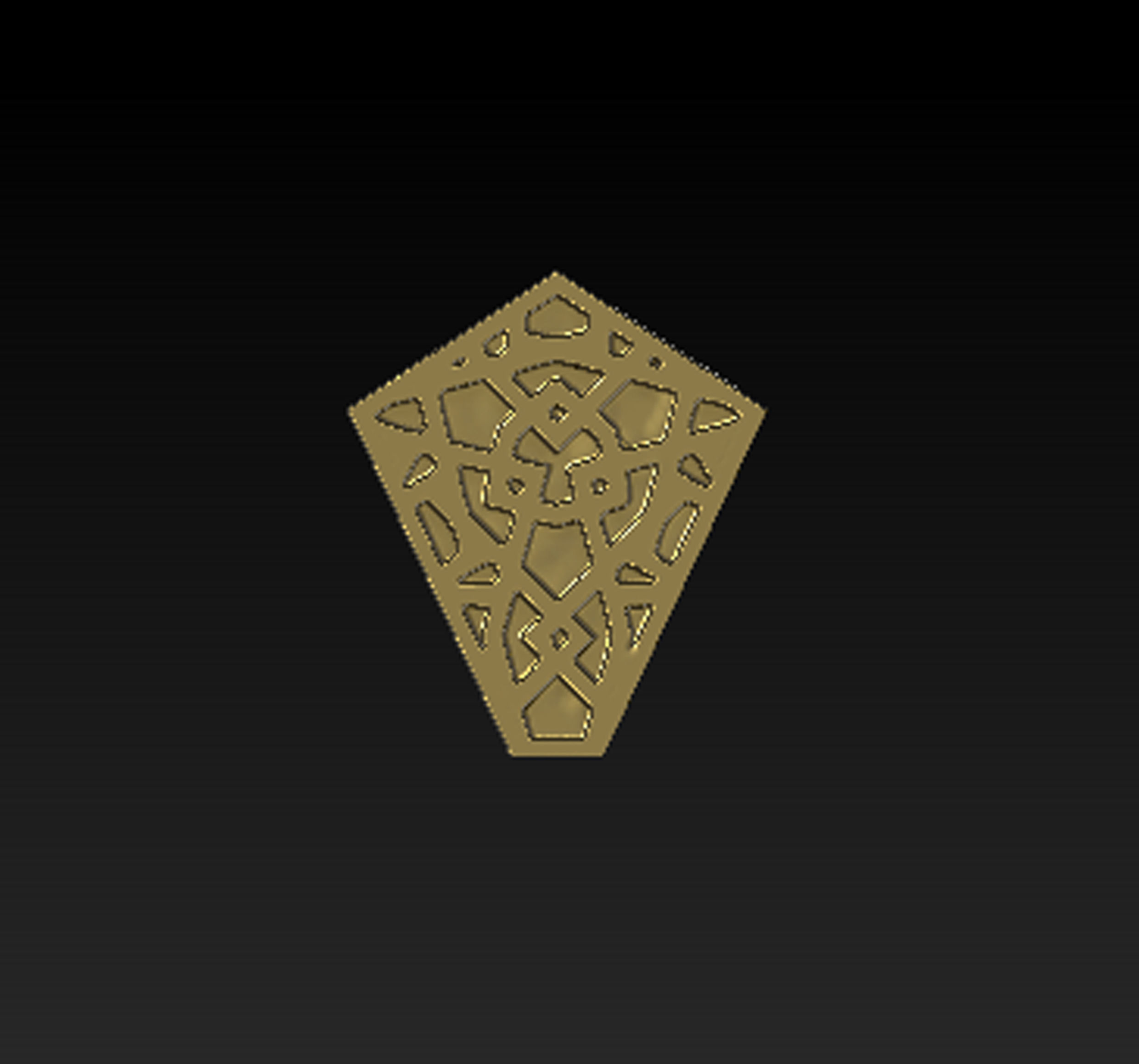 Snake Moon Necklace  3D print model_32