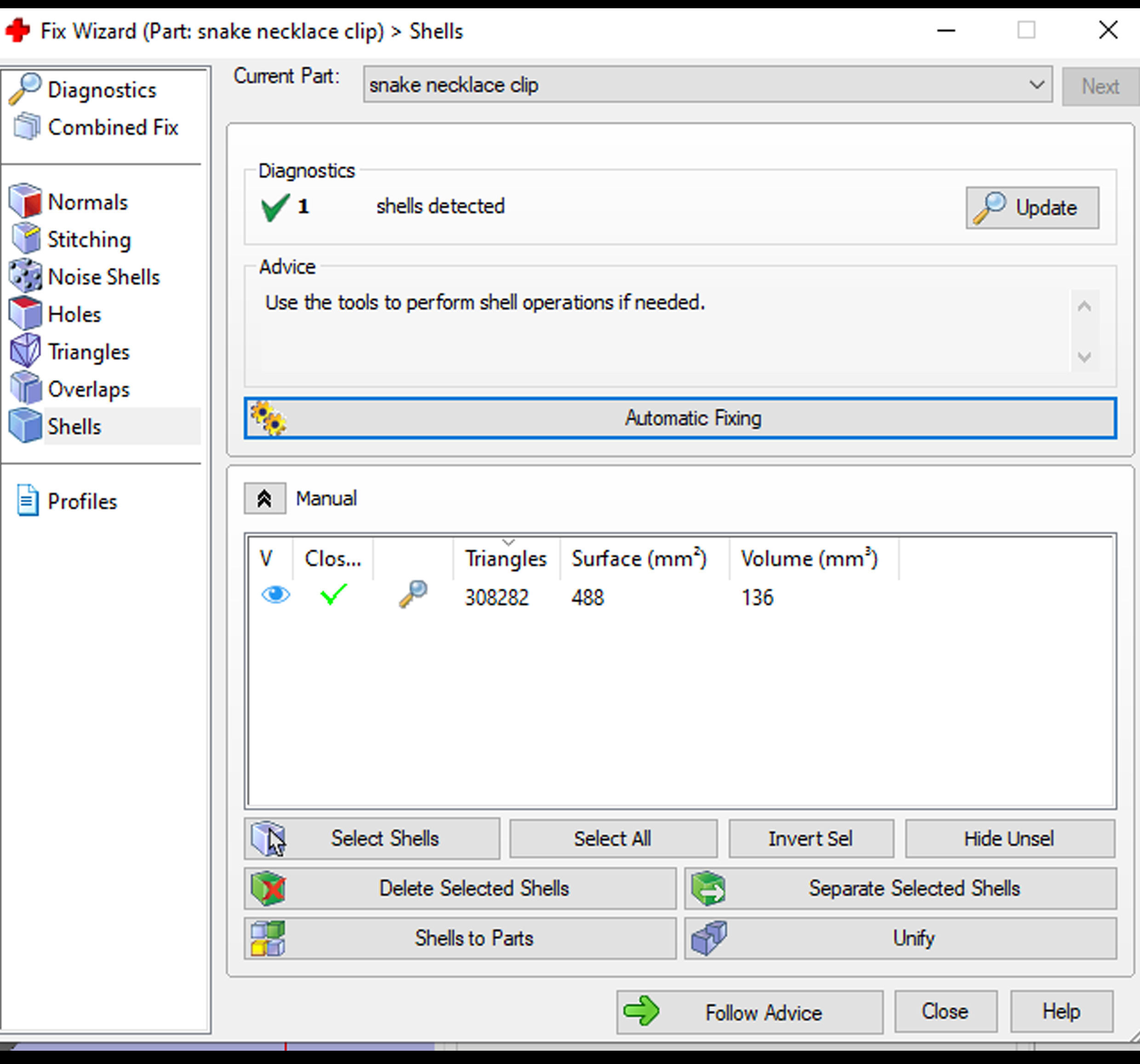 Snake Moon Necklace  3D print model_54