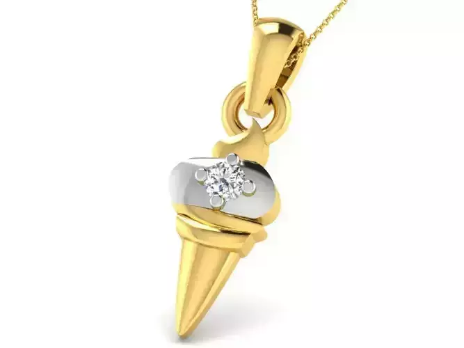 Women Pendant 3dm STL OBJ FBX Render Details