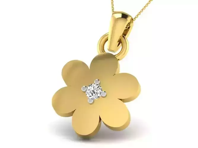 Women Pendant 3dm STL OBJ FBX Render Details