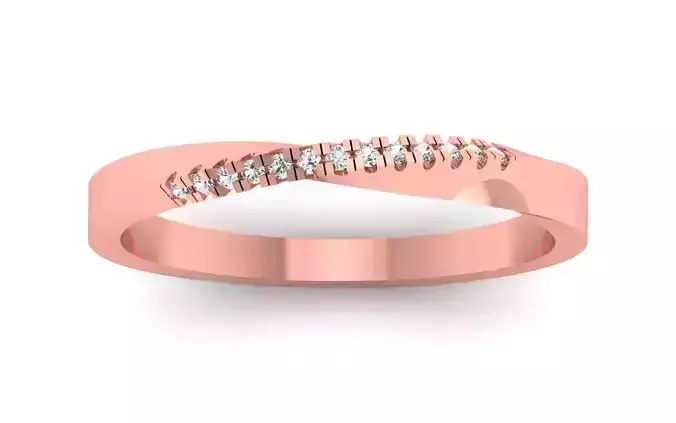 Women Engagement Ring 3dm STL OBJ FBX Render Details
