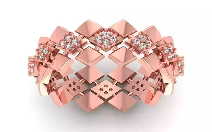 Women Ring 3dm STL OBJ FBX Render Details