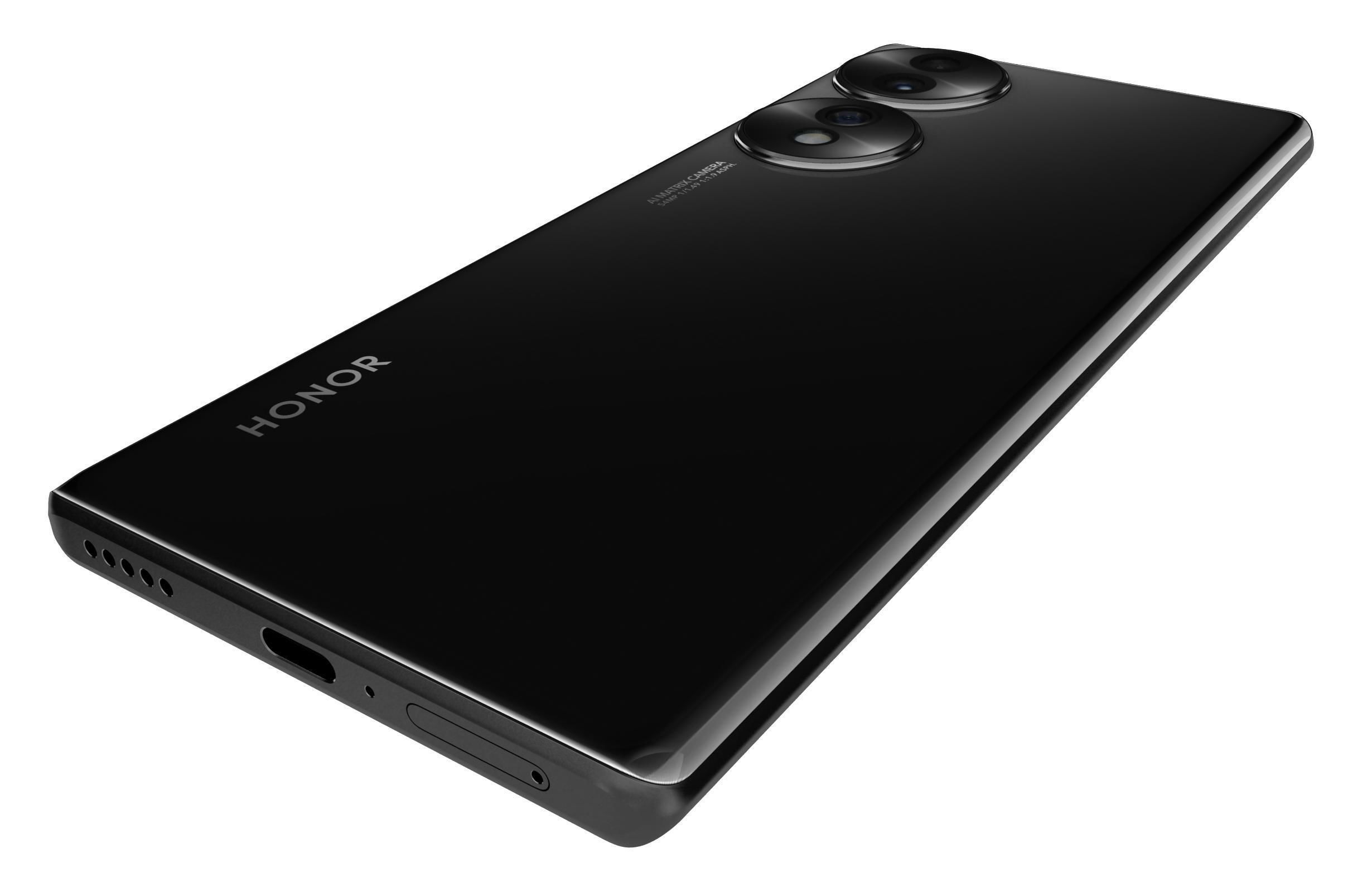 Honor 70 Black 3D model_14