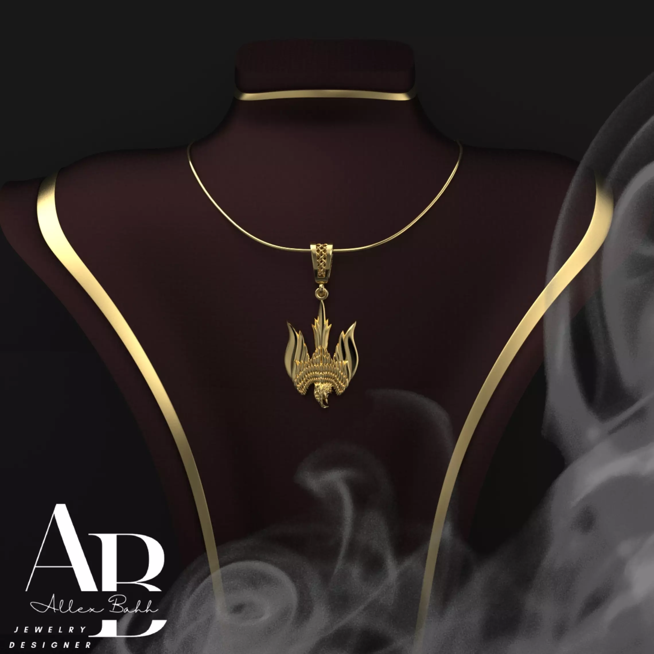 Ukrainian Trident  3D print model_0