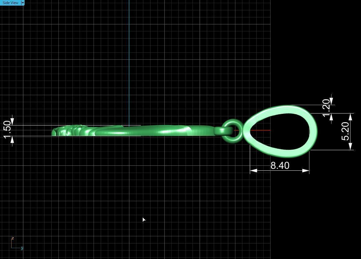 Ukrainian Trident  3D print model_15