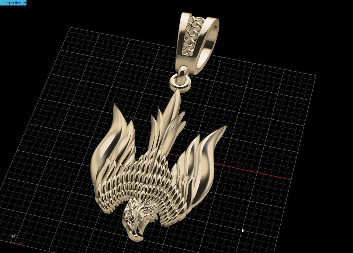 Ukrainian Trident  3D print model_3