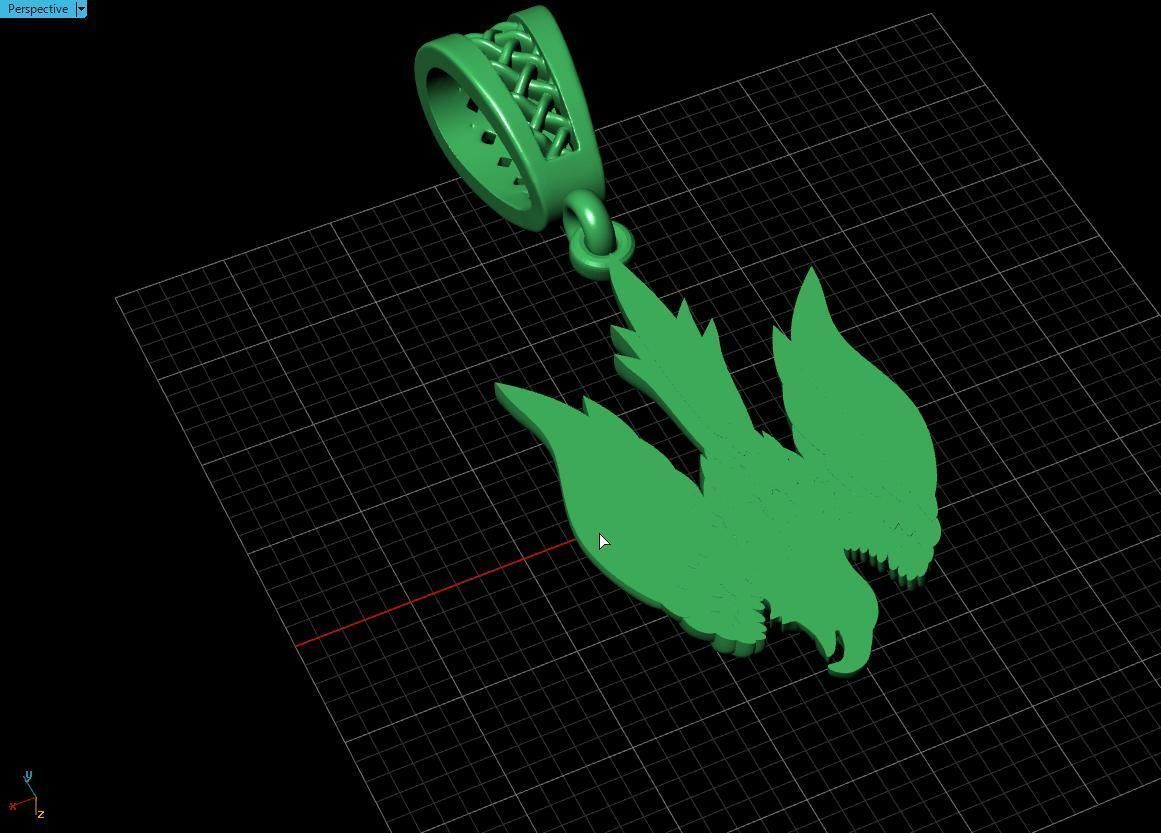 Ukrainian Trident  3D print model_14