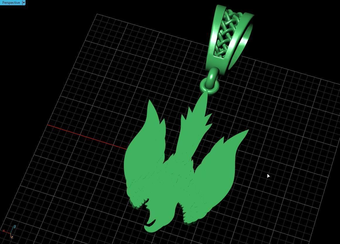 Ukrainian Trident  3D print model_13