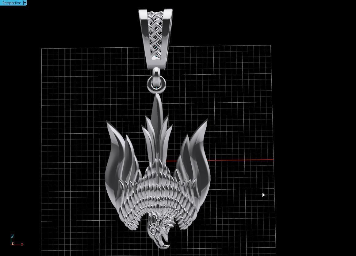 Ukrainian Trident  3D print model_7