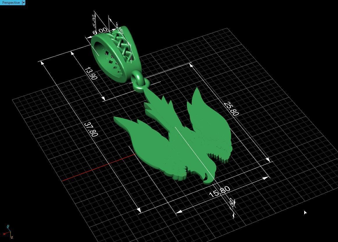 Ukrainian Trident  3D print model_17