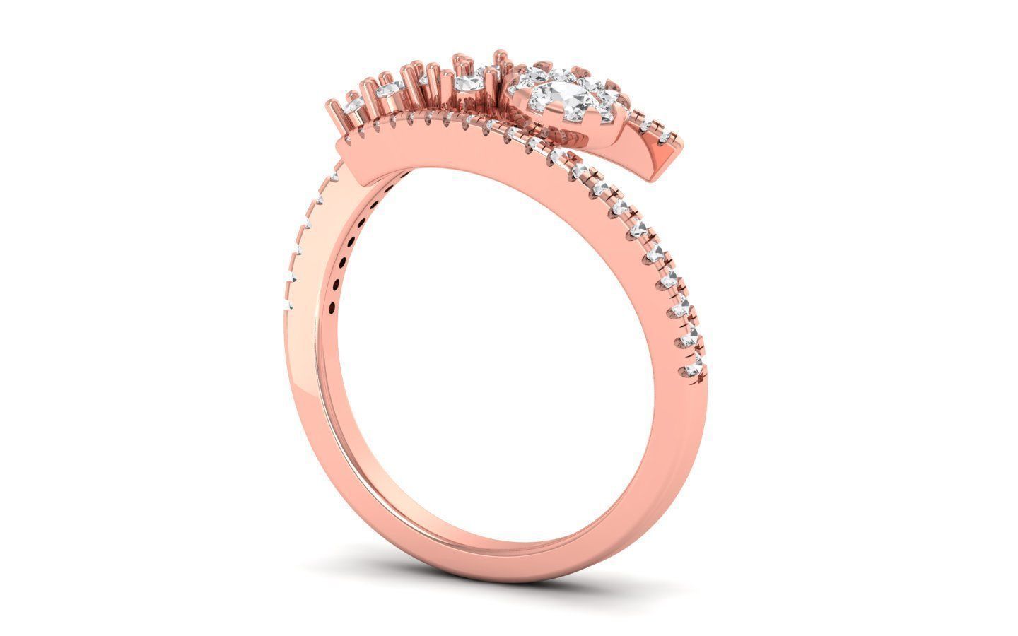 Women Ring 3dm STL OBJ FBX Render Details 3D print model_2