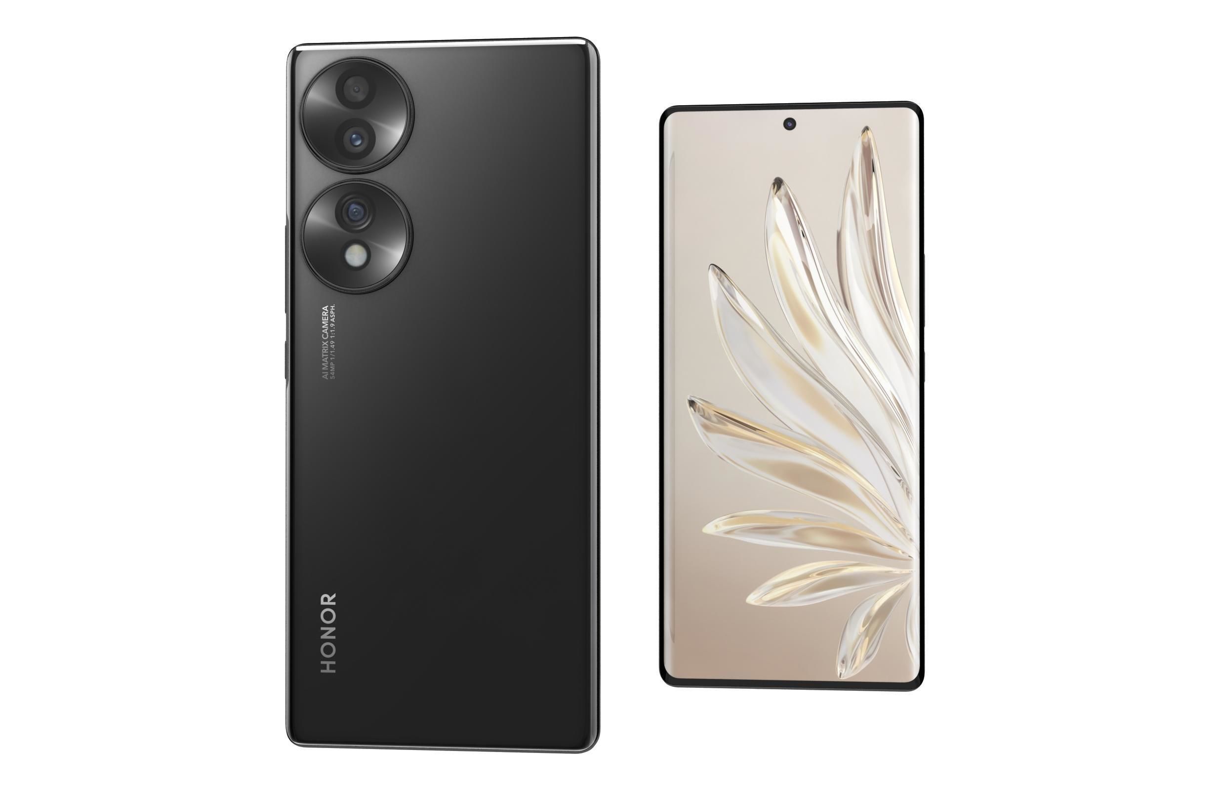 Honor 70 All Colors 3D model_39