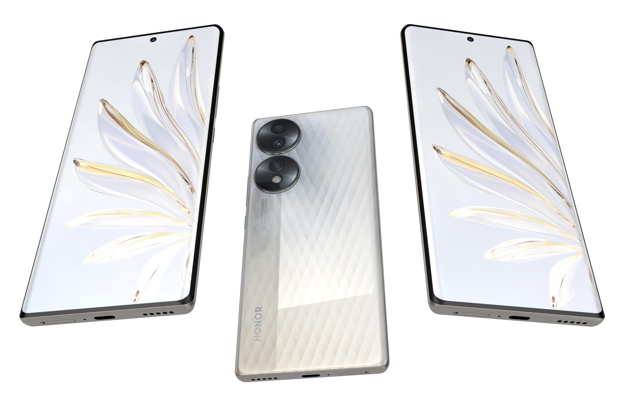 Honor 70 All Colors 3D model_21