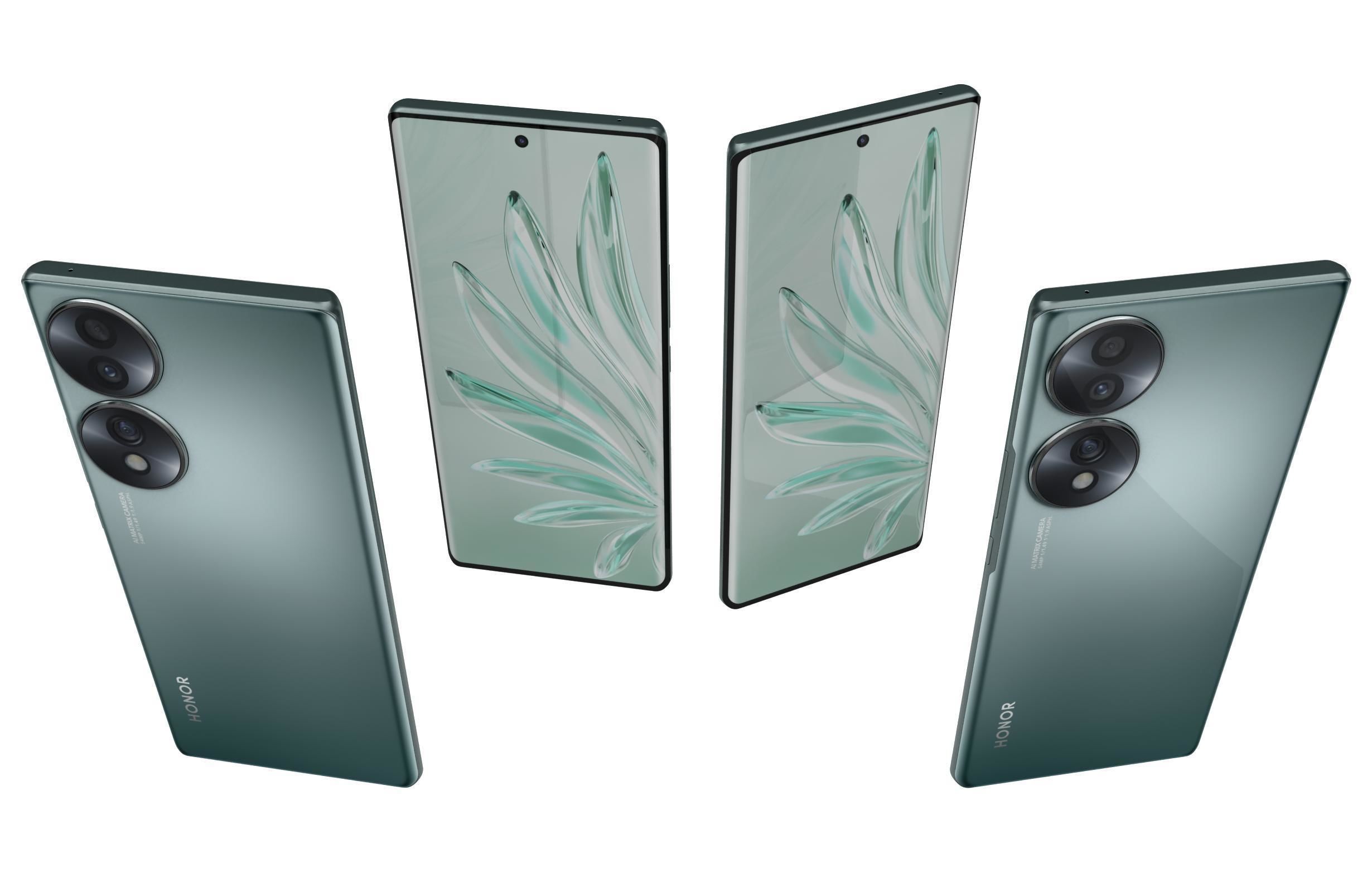 Honor 70 All Colors 3D model_13