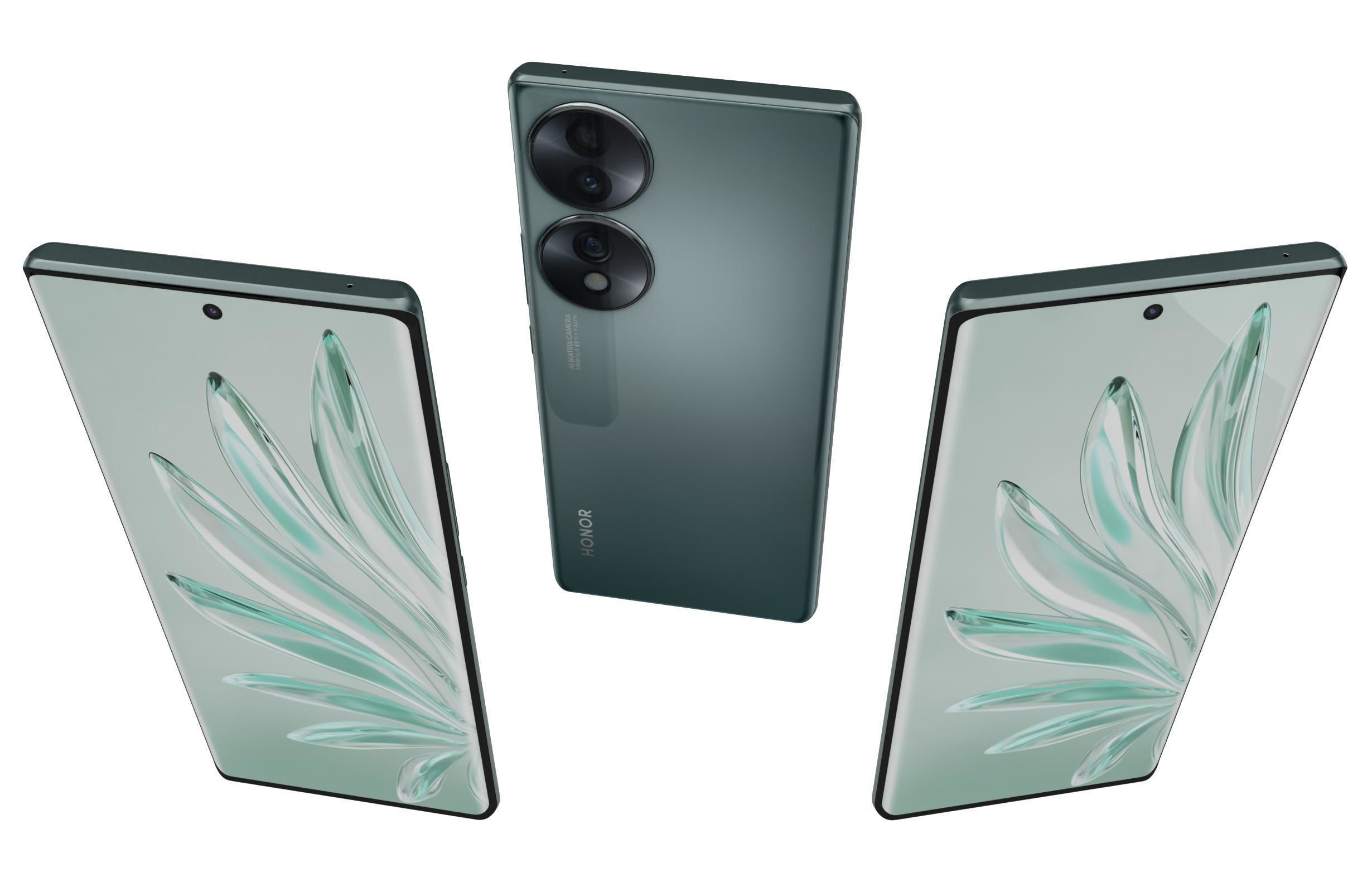 Honor 70 All Colors 3D model_12