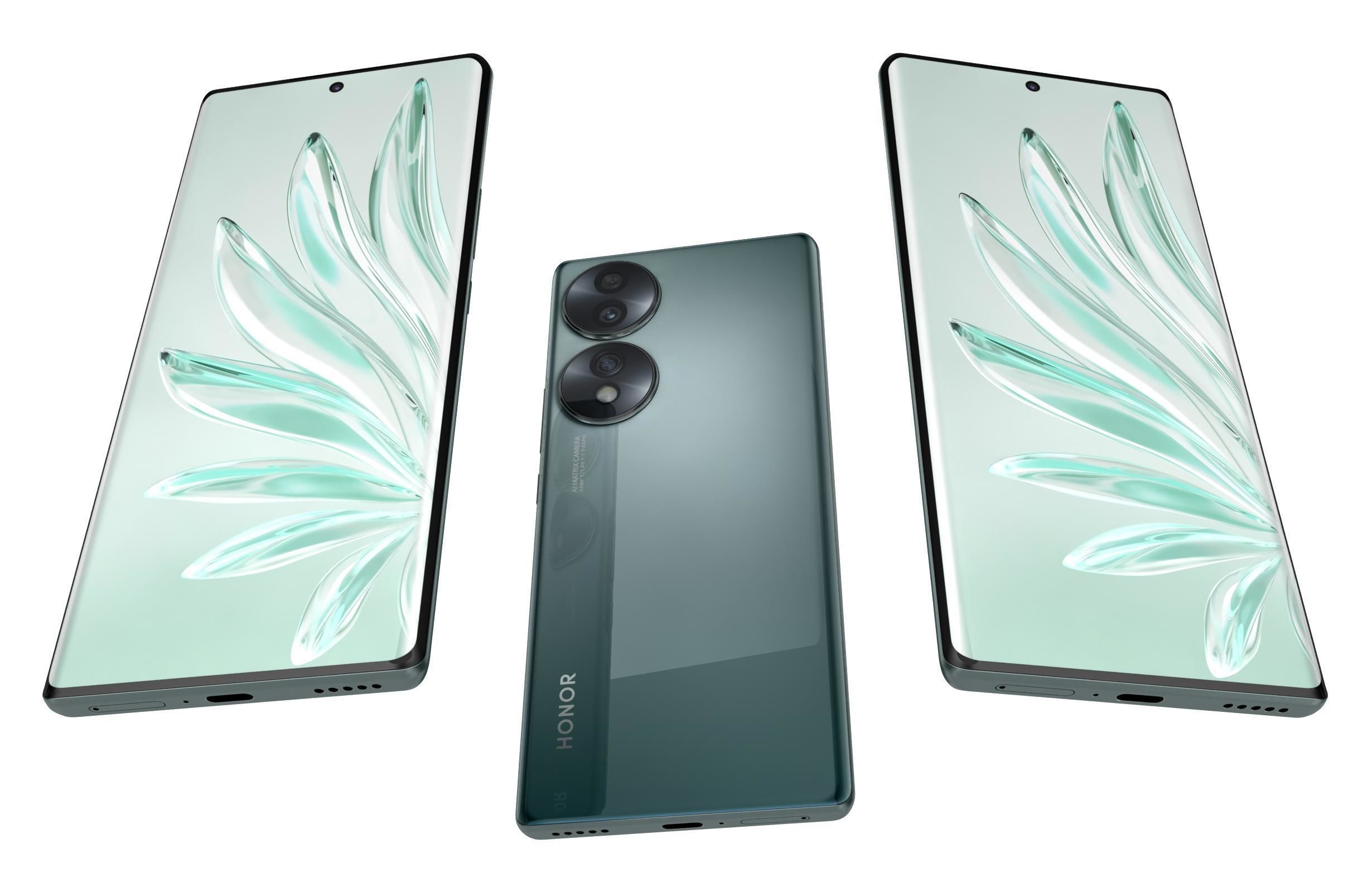 Honor 70 All Colors 3D model_19