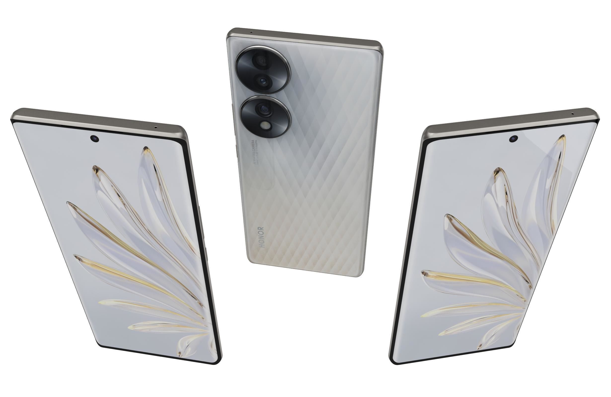 Honor 70 All Colors 3D model_22