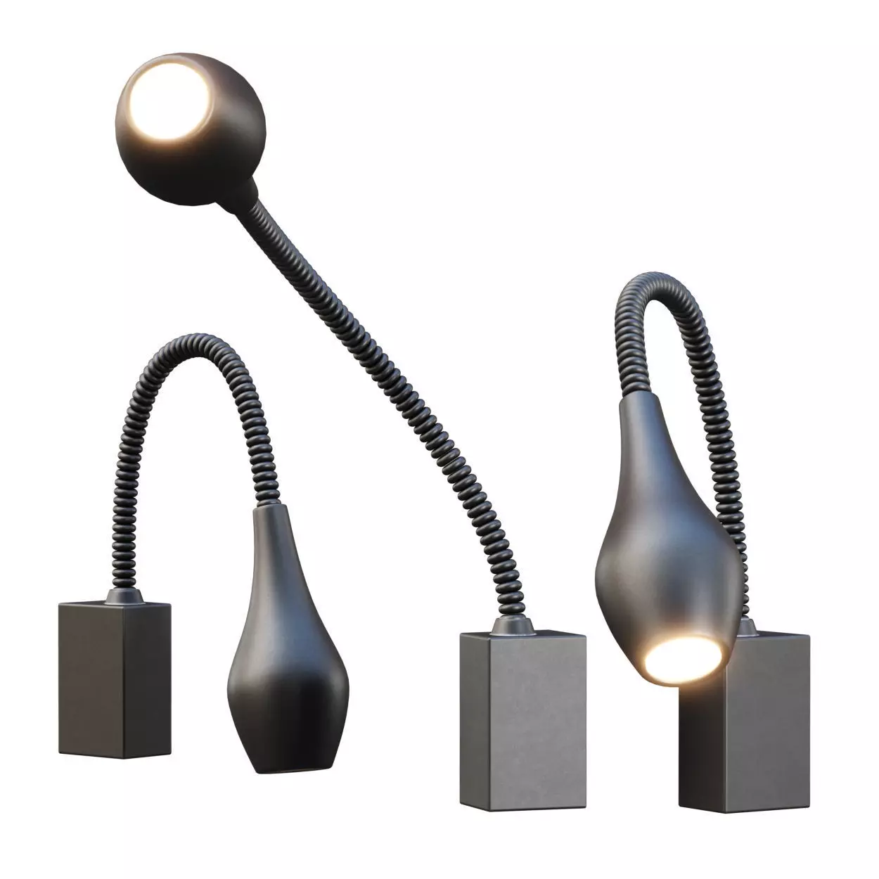 Toccami Night Lamp Touch Buy Viabizzuno  3D model_0