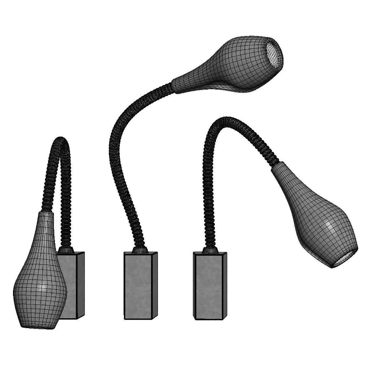 Toccami Night Lamp Touch Buy Viabizzuno  3D model_2