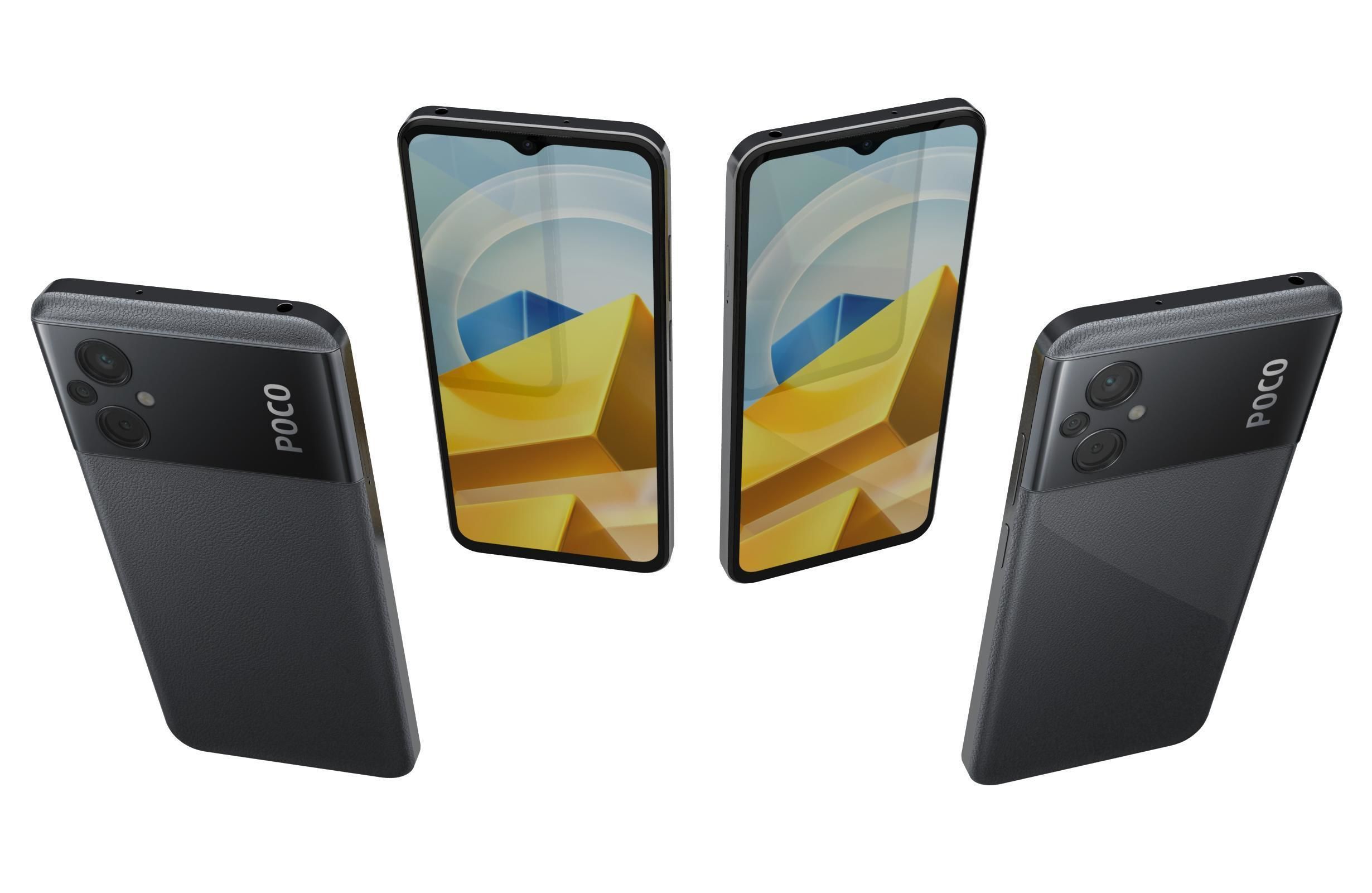 Xiaomi Poco M5 All Colors 3D model_29