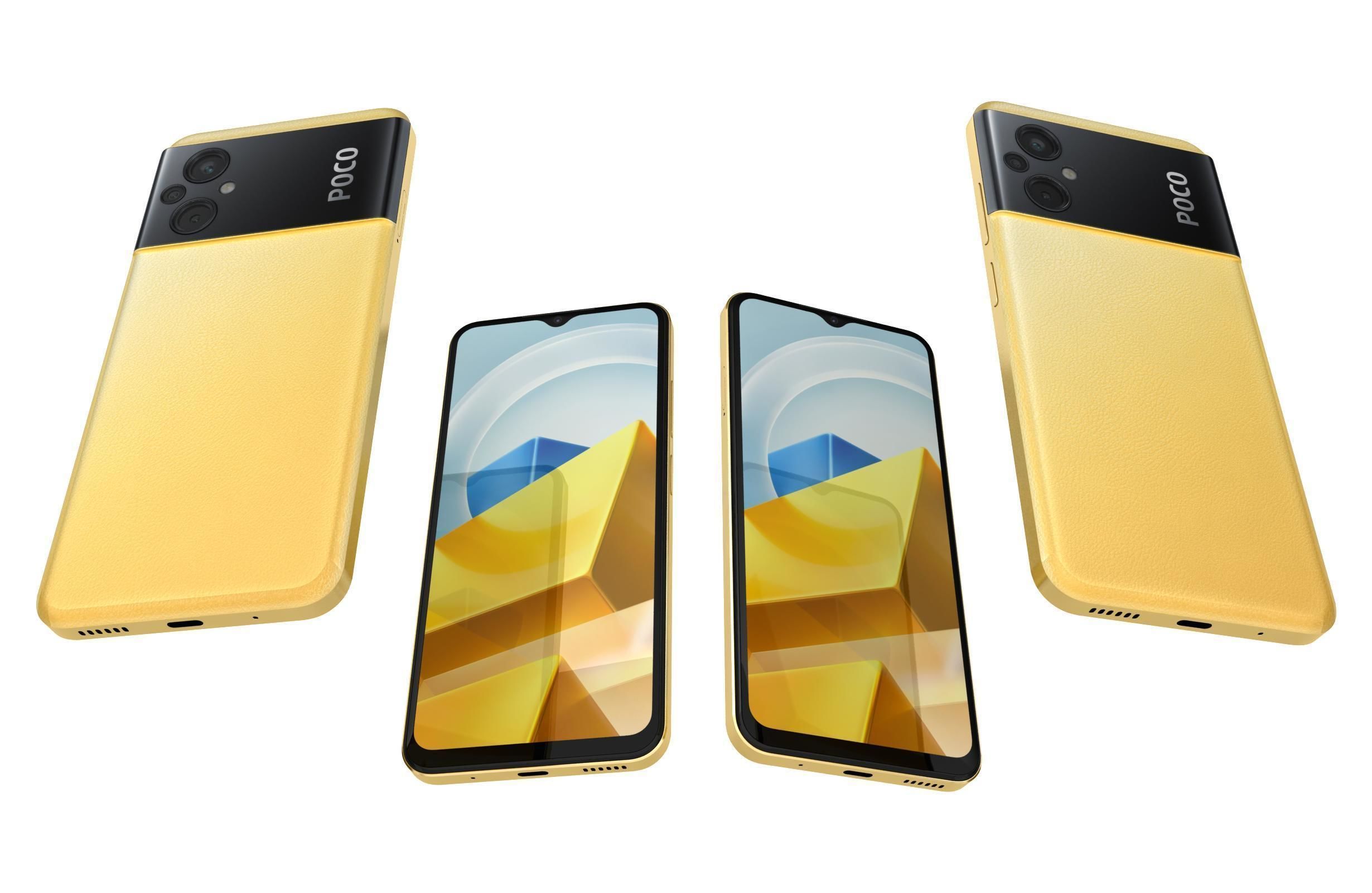 Xiaomi Poco M5 All Colors 3D model_13