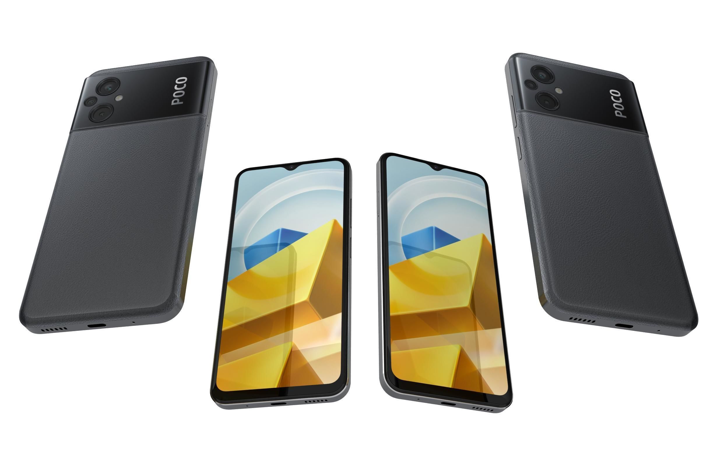 Xiaomi Poco M5 All Colors 3D model_26