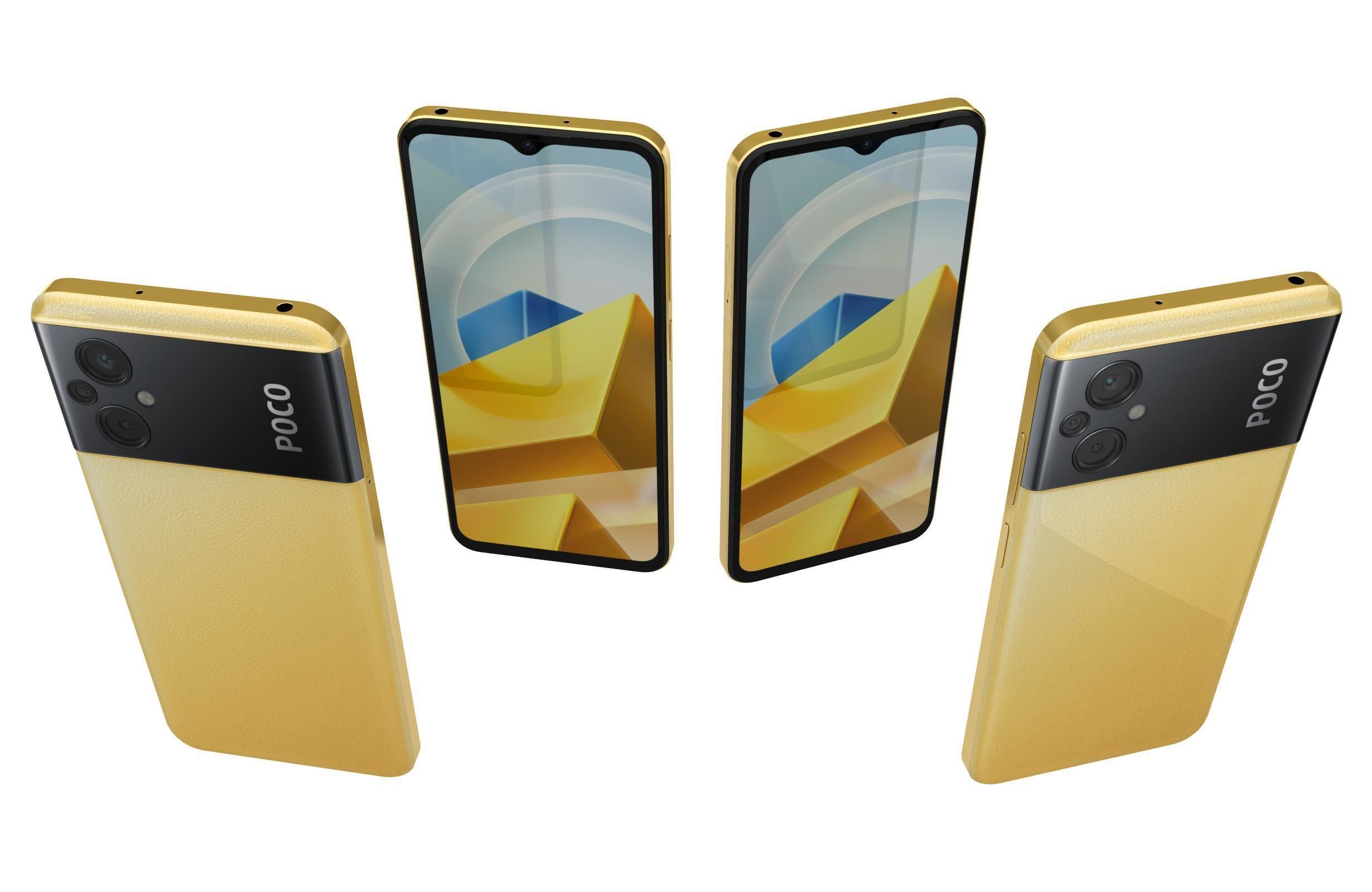 Xiaomi Poco M5 All Colors 3D model_12