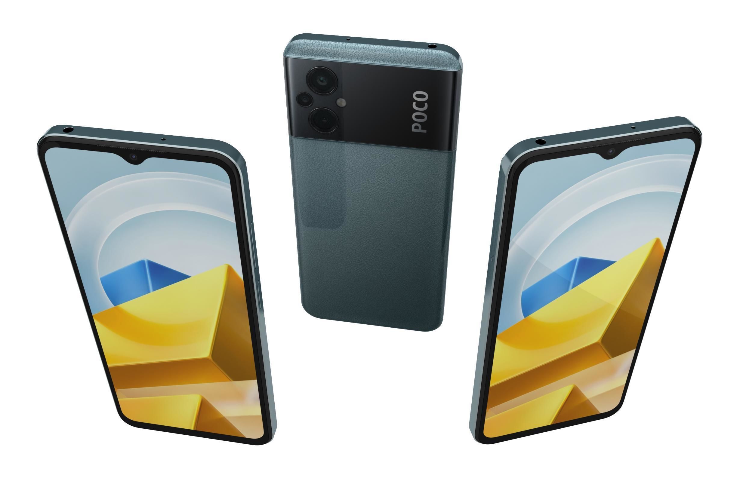 Xiaomi Poco M5 All Colors 3D model_2