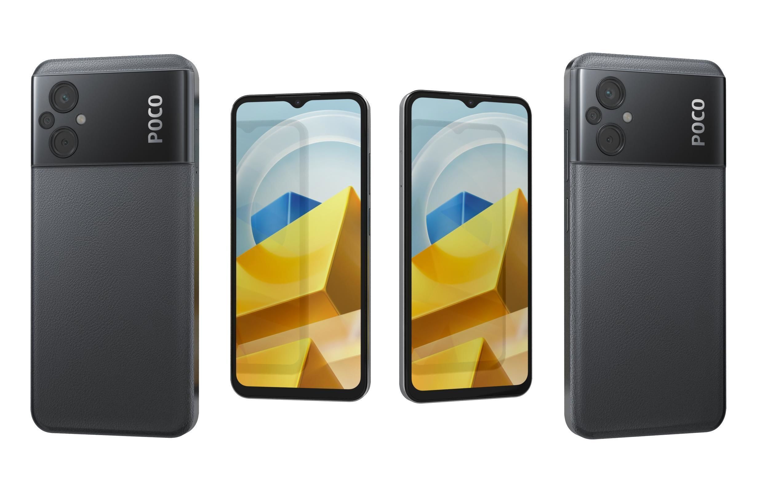 Xiaomi Poco M5 All Colors 3D model_25