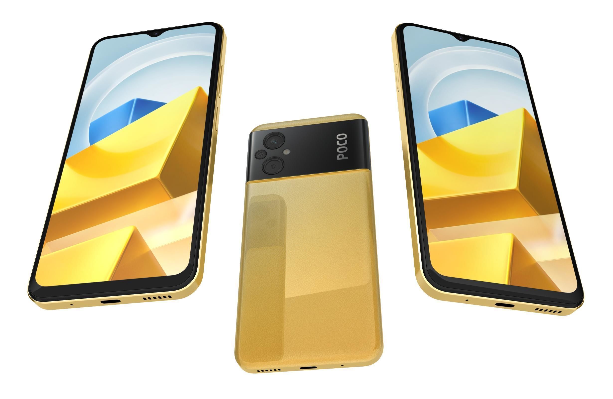 Xiaomi Poco M5 All Colors 3D model_11