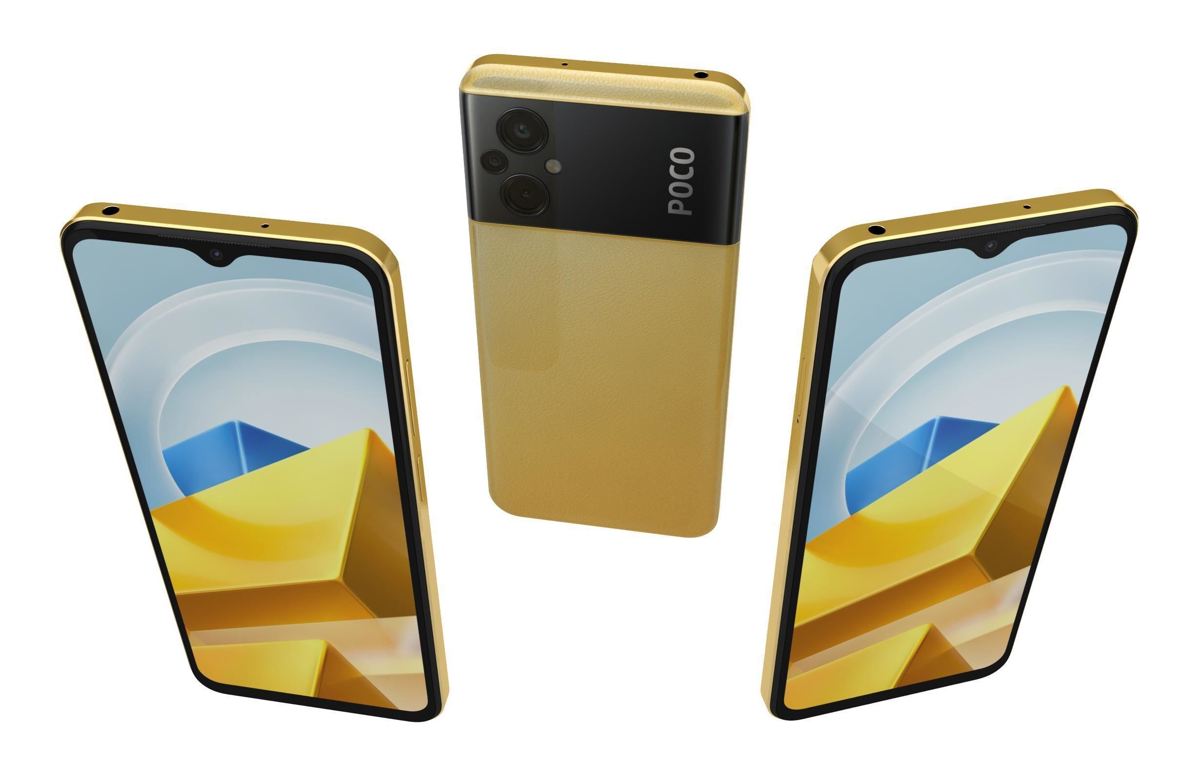 Xiaomi Poco M5 All Colors 3D model_10