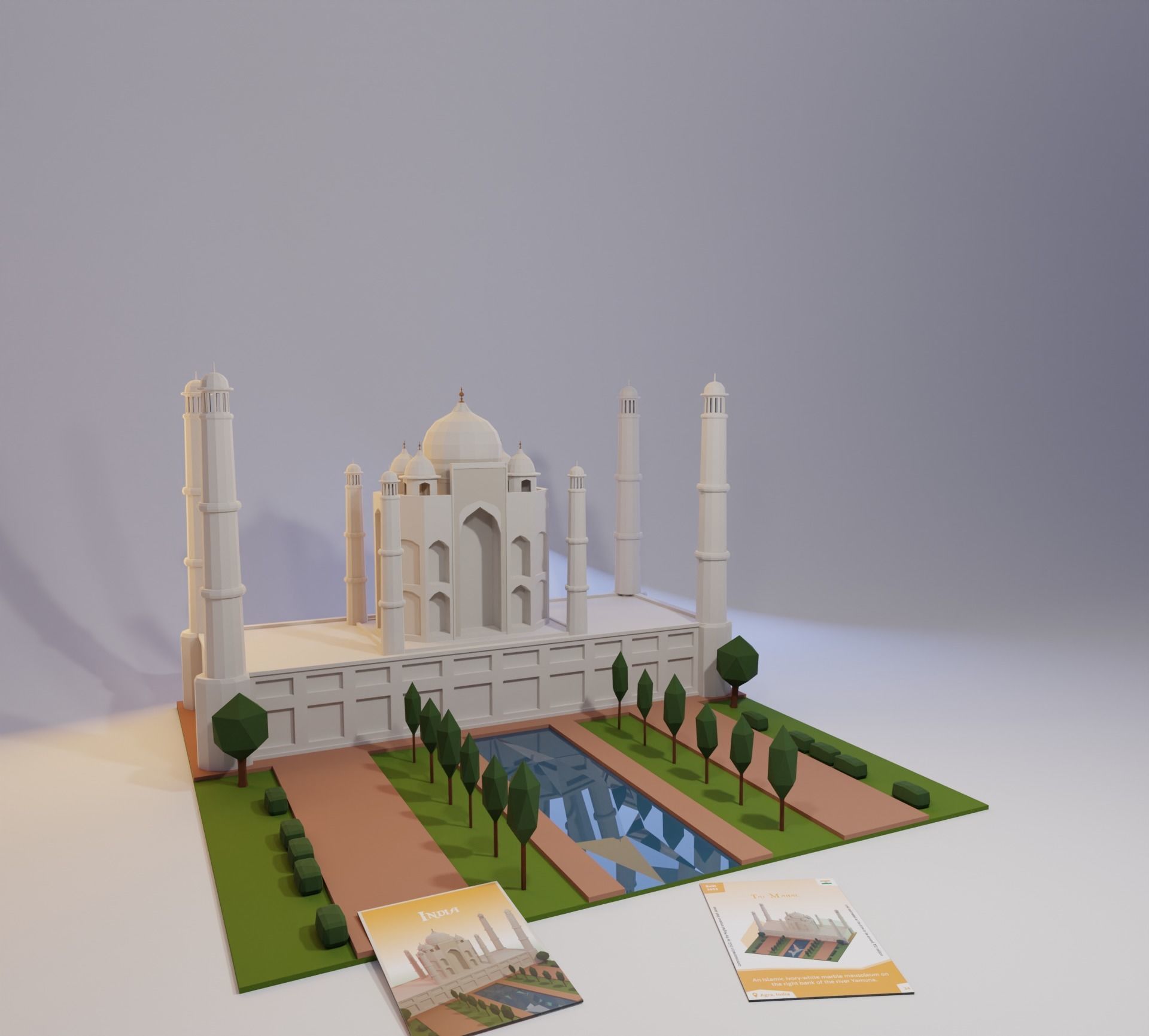 Landmarks of the World A to Z 3D Model Collection_49